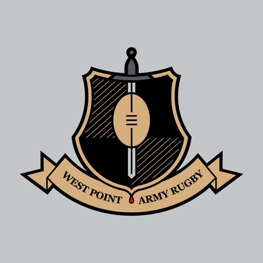 West Point Rugby Crest branding identity design by Maximillian Piras