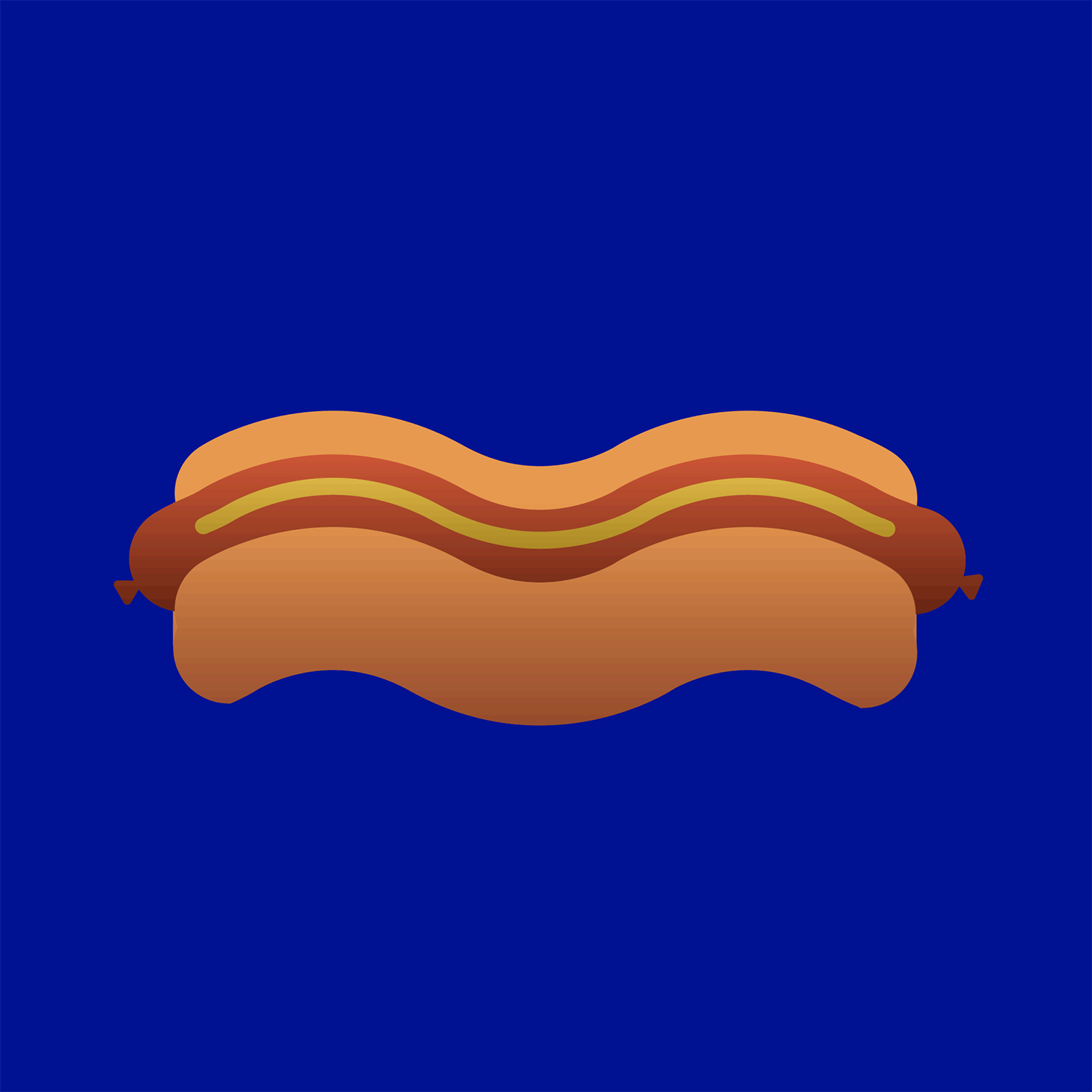 Hot Dog looping illustration animation GIF by Maximillian Piras