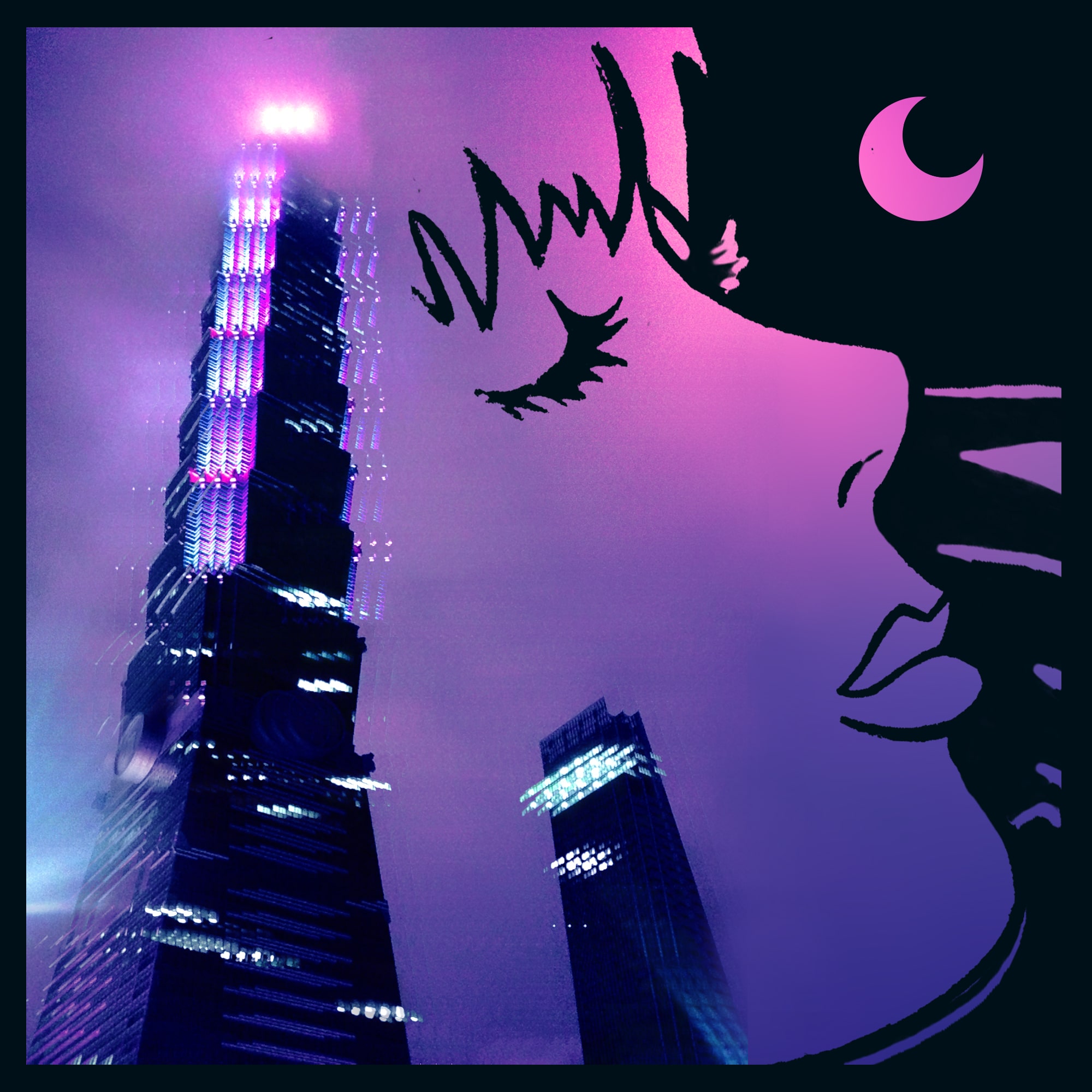 Taipei 101 illustration by Maximillian Piras