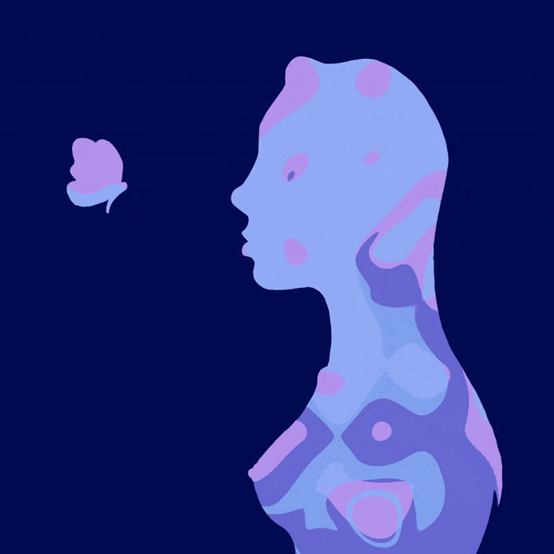 Butteryfly animation illustration by Maximillian Piras