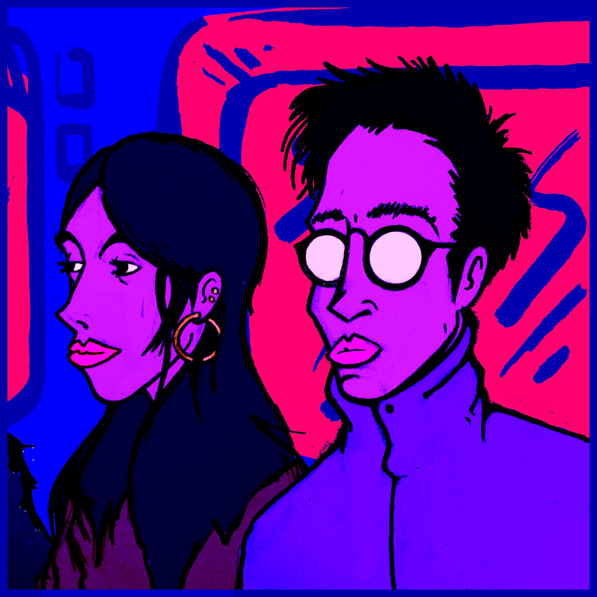Taipei drawing illustration by Maximillian Piras