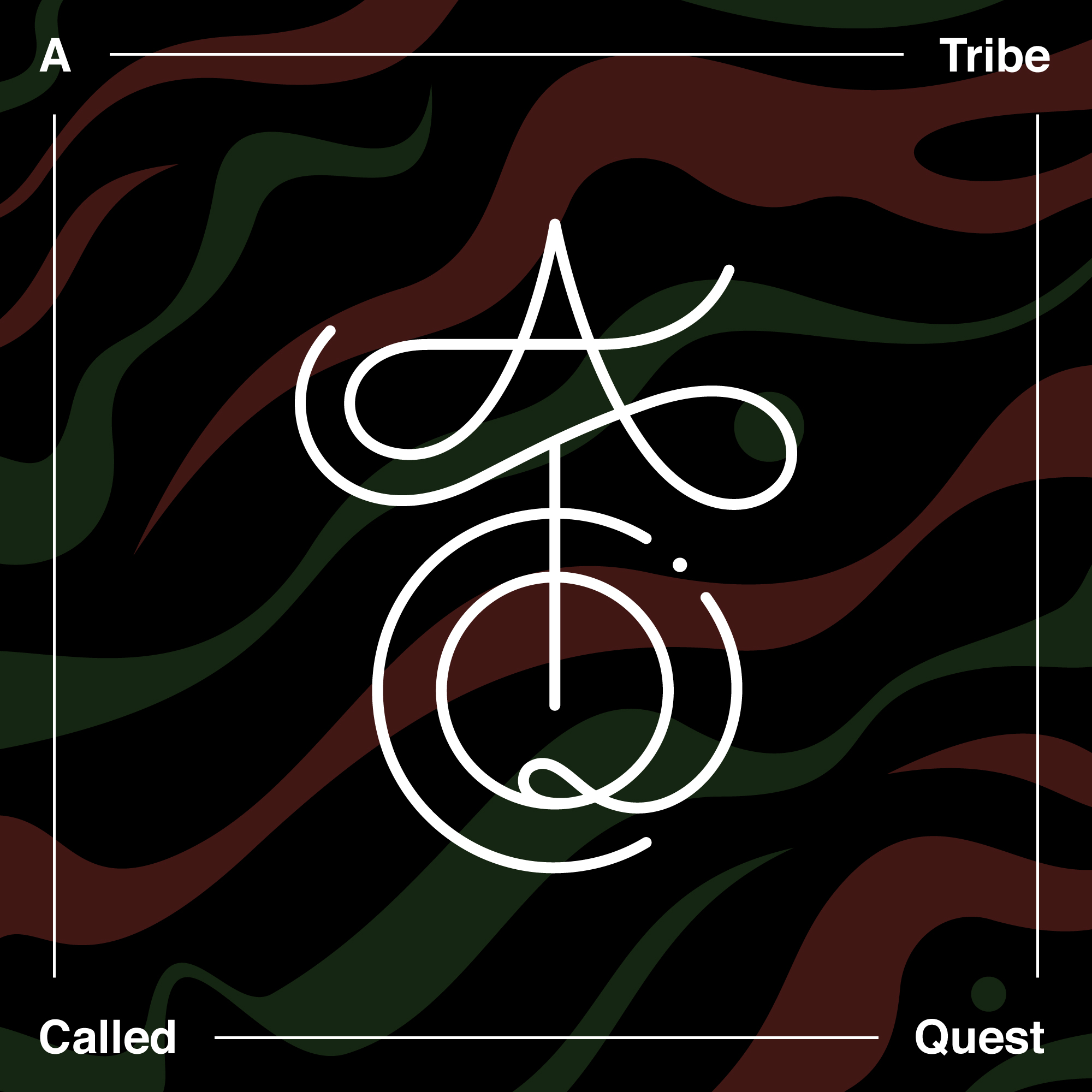 A Tribe Called Quest graphic branding identity design by Maximillian Piras