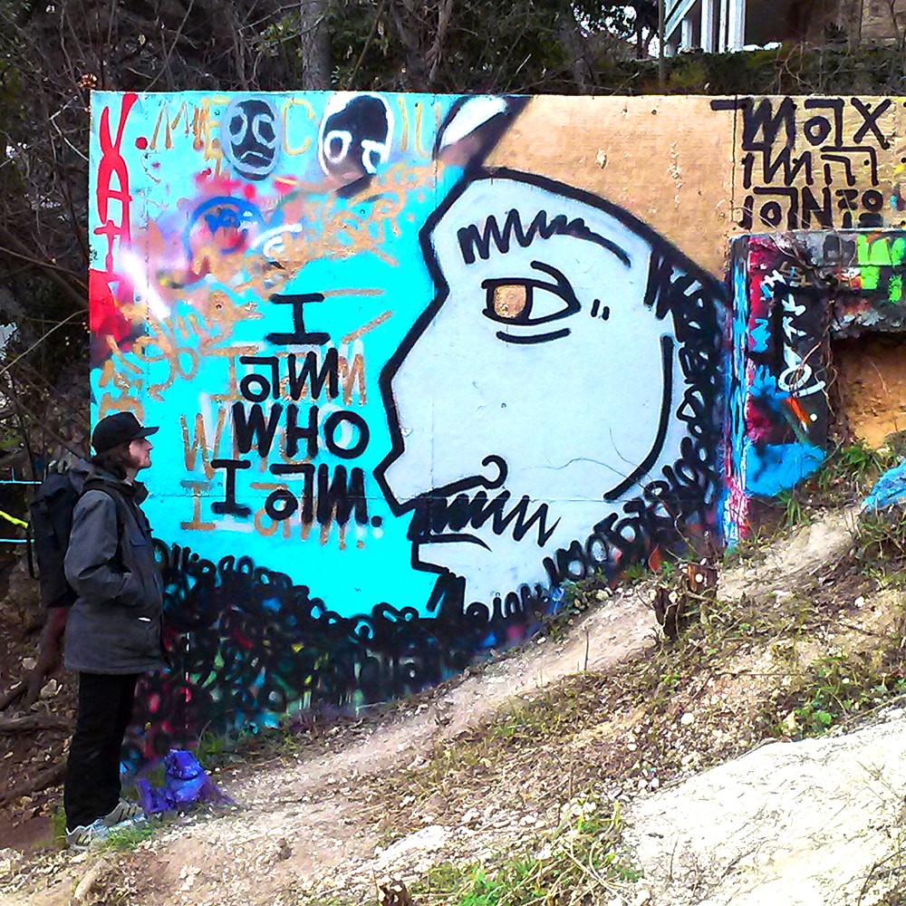Austin Texas streetart mural painting by Maximillian Piras